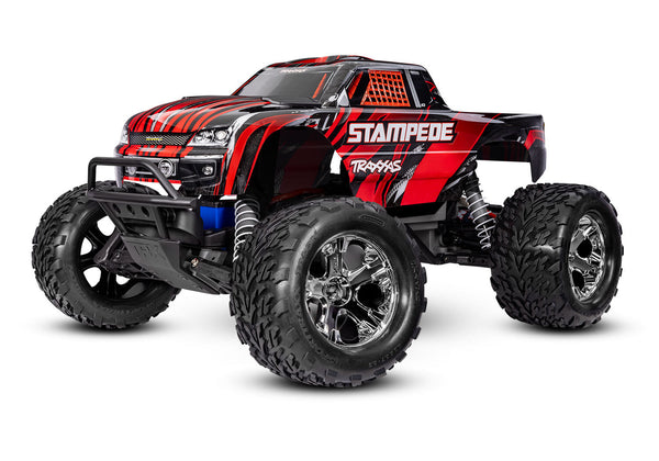 TRA36254-8RED TRAXXAS 1/10 STAMPEDE 2WD RC MONSTER TRUCK RTR - RED