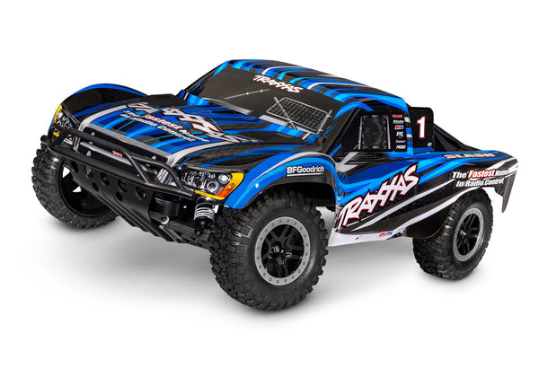 TRA58234-8BLUE TRAXXAS 1/10 SLASH SHORT COURSE TRUCK - BLUE