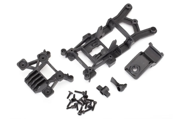 Traxxas Rustler 4x4 Front & Rear Body Mounts w/ Screw