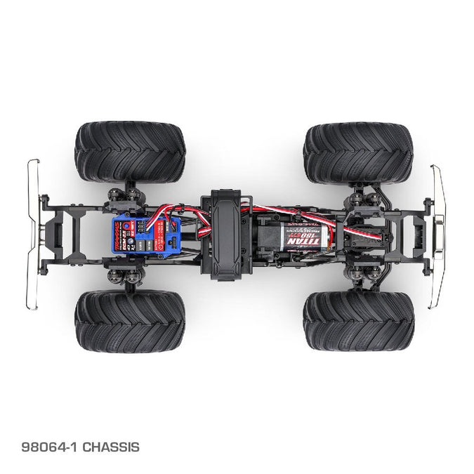 Traxxas TRX-4MT 1/18 Chevrolet K10 4x4 RC Monster Truck - Black 98064-1 Traxxas