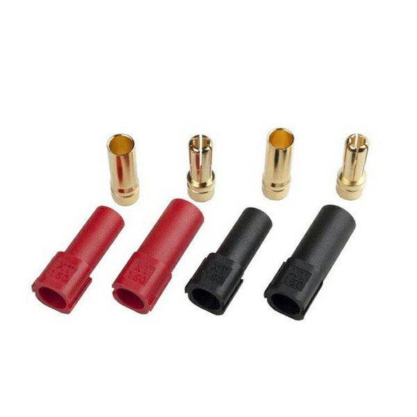 TRC-0124 Red and black XT150 Connector Male & female  ( 2 x male & 2 x female per bag)