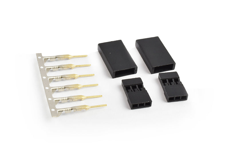 TRC-1003F Futaba connector Female Gold plated terminals 2sets/bags