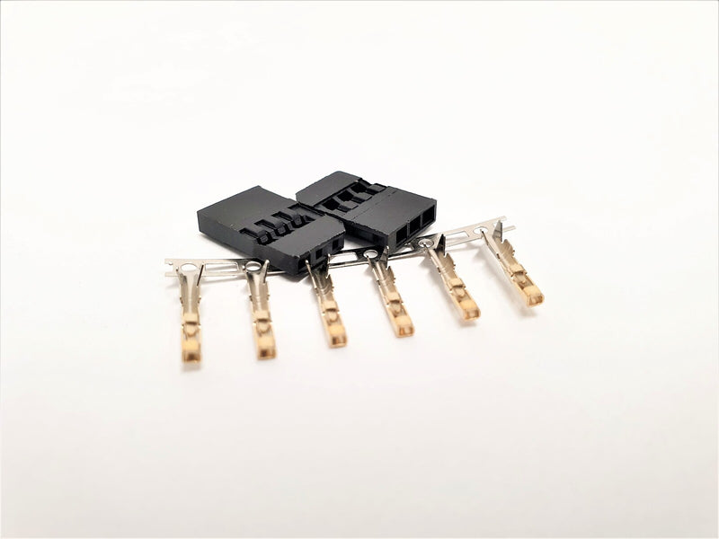TRC-1003M Futaba connector Male Gold plated terminals 2sets/bag