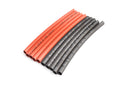 TRC-1502-4 4mm PE heat shrink red & black-10cm long, 5sets/bag Tornado