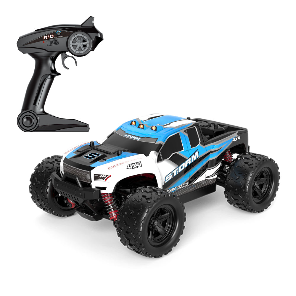 TRC-18302 Storm Blue 1/18 4WD RTR High speed truck 2.4g 35KM 20 Minute runtime Blue Body Tornado