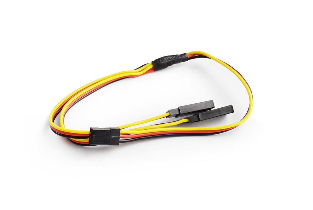 TRC-3003-3 30cm 22AWG Hitec straight Y Extension wire Tornado
