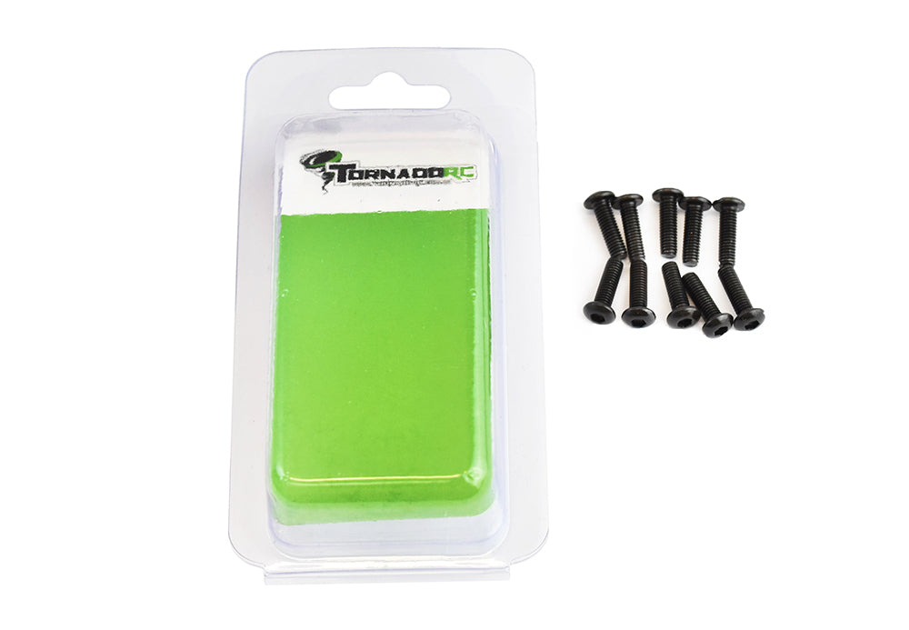 TRC-3X8BUT 3X8MM BUTTON HEAD SCREW 10 PER PACK Tornado