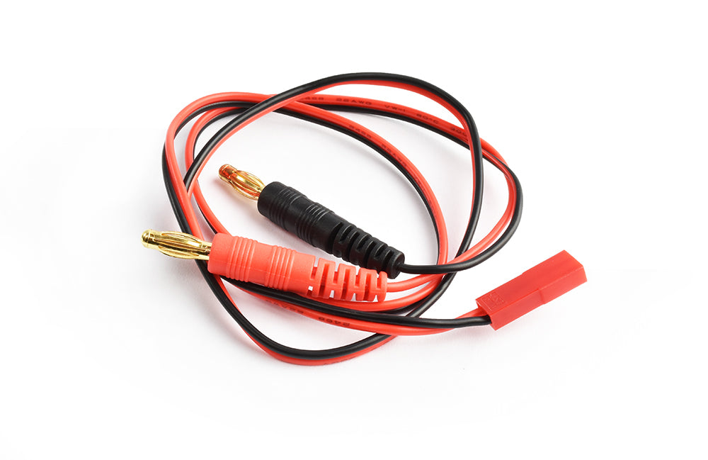 TRC-4001A Female JST to 4mm banana plug charging cable22AWG 60cm PVC wire Tornado