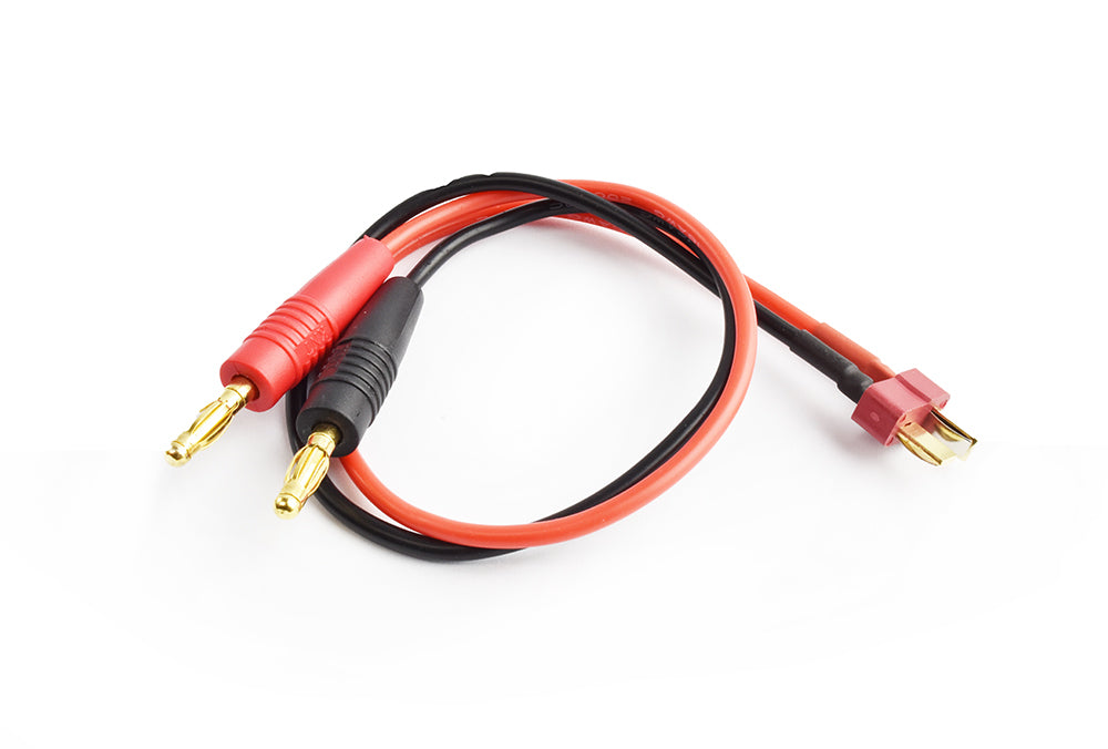 TRC-4006 Male Deans plug to 4.0mm connector charging cable16AWG 30cm silicone wire Tornado
