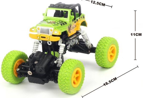 TRC-6149S-G 1:22 4WD graffito Jeep climber Green