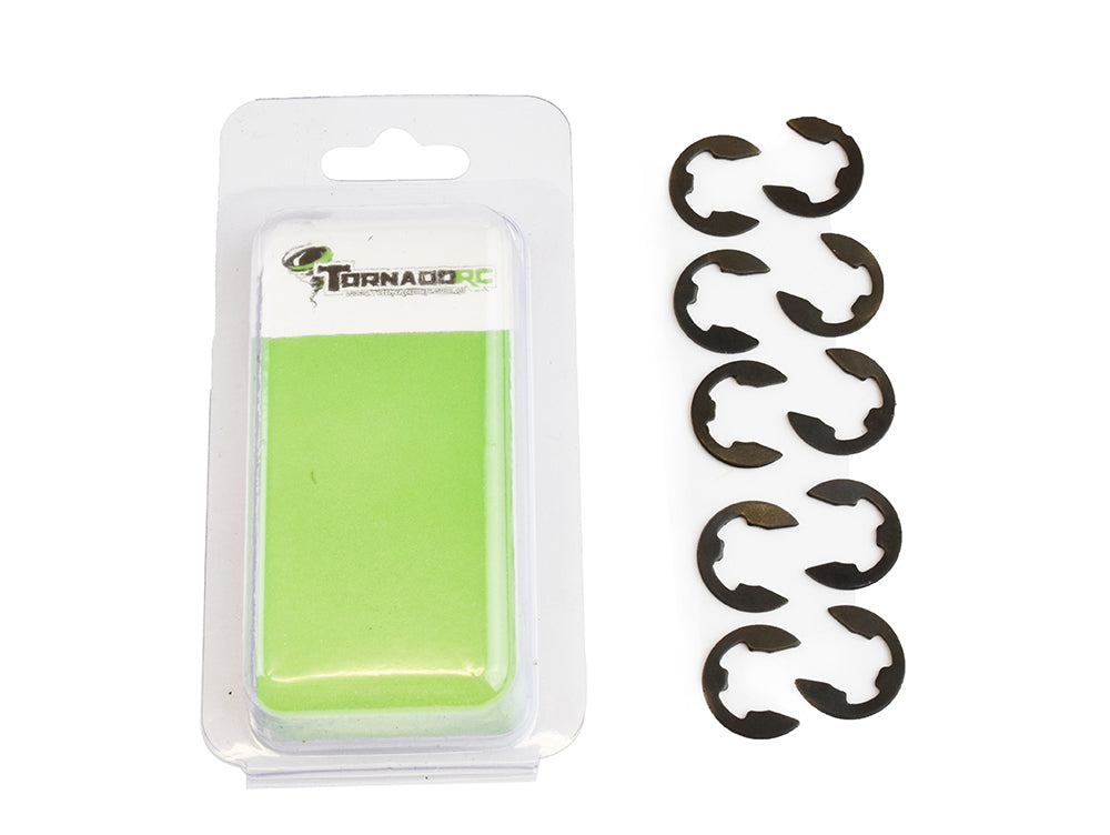 TRC-6MMECLIP 6MM ECLIP 10 PER PACK Tornado