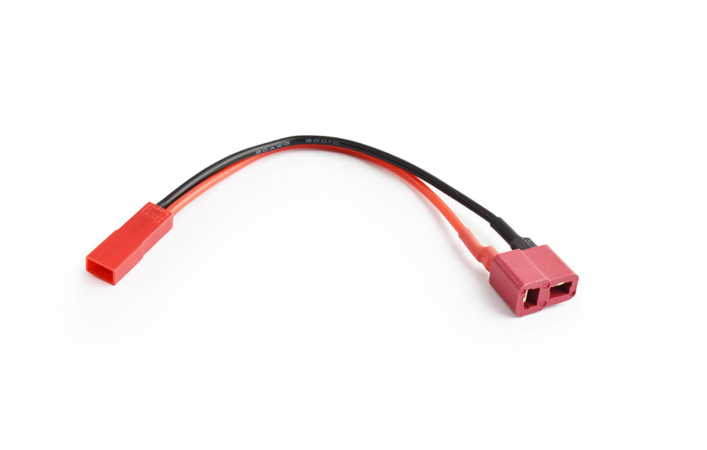 TRC-7003B JST female connector to Deans female plug 20awg 10cm 0.08 wire Tornado