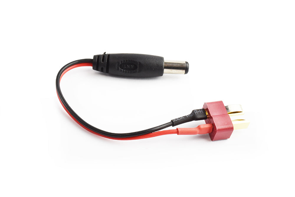 TRC-7004A DC(-2.1JR)to Deans male plug 24#PVC 10cm Tornado