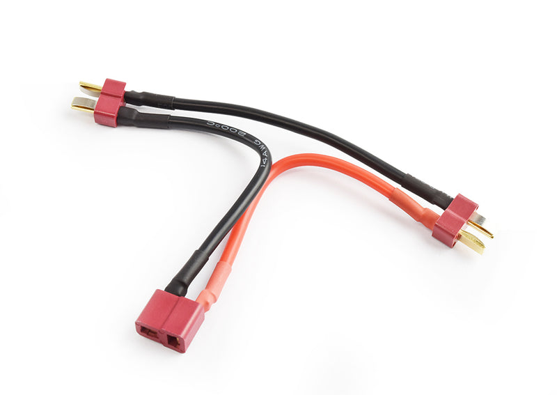 TRC-8022 Deans 2S Battery Hamess For 2 Packs in series 14AWG 10cm silicone wire 0.08