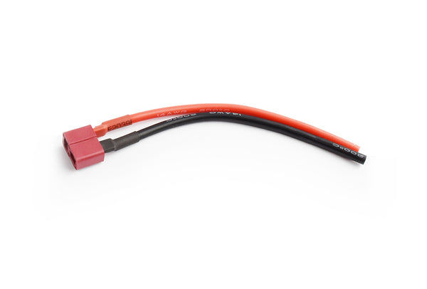 TRC-9005F Female Deans plug with 10cm 14AWG silicone wire