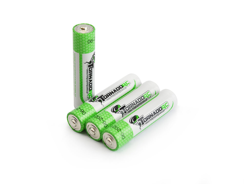 TRC-LR03 Tornado RC AAA Size Battery 4 Pack Super Alkaline Tornado