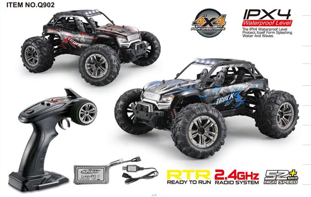 TRC-Q902 Tornado RC 1/16 Brushless 4WD Ready to Run Desert Truck 52klm Top Speed Tornado