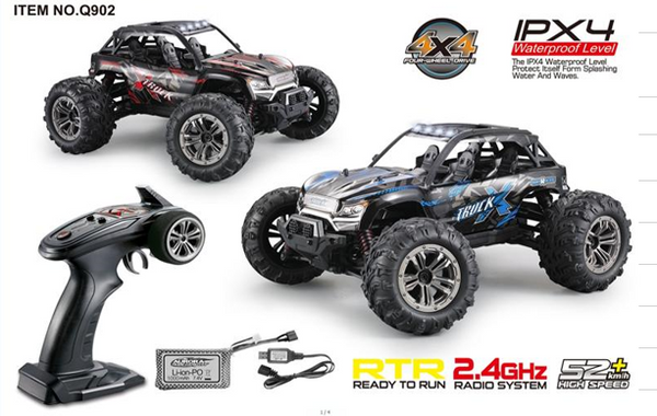 TRC-Q902 Tornado RC 1/16 Brushless 4WD Ready to Run Desert Truck 52klm Top Speed