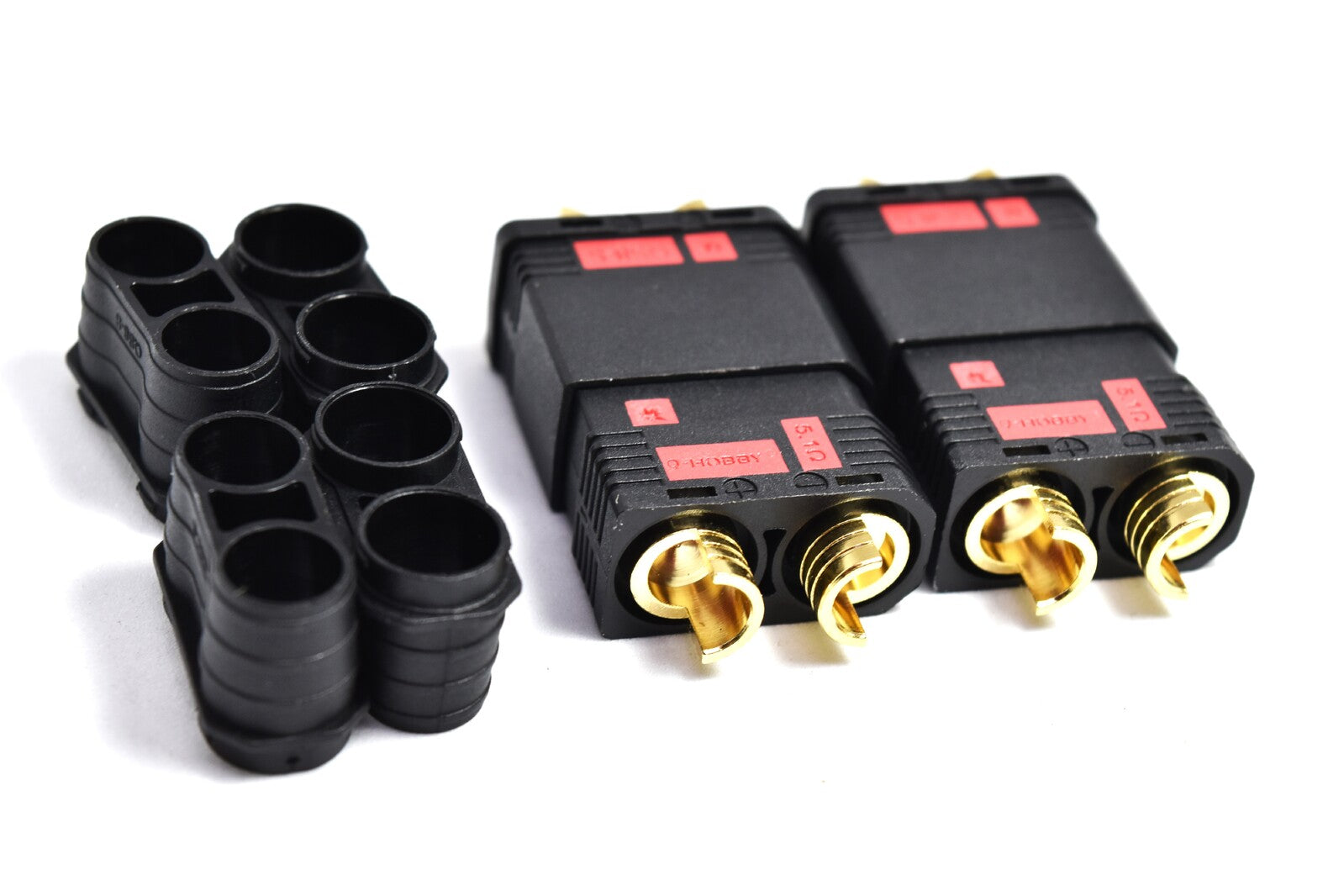TRC-QS8-MF Black QS8 Plug  2 X male & 2 X female Tornado