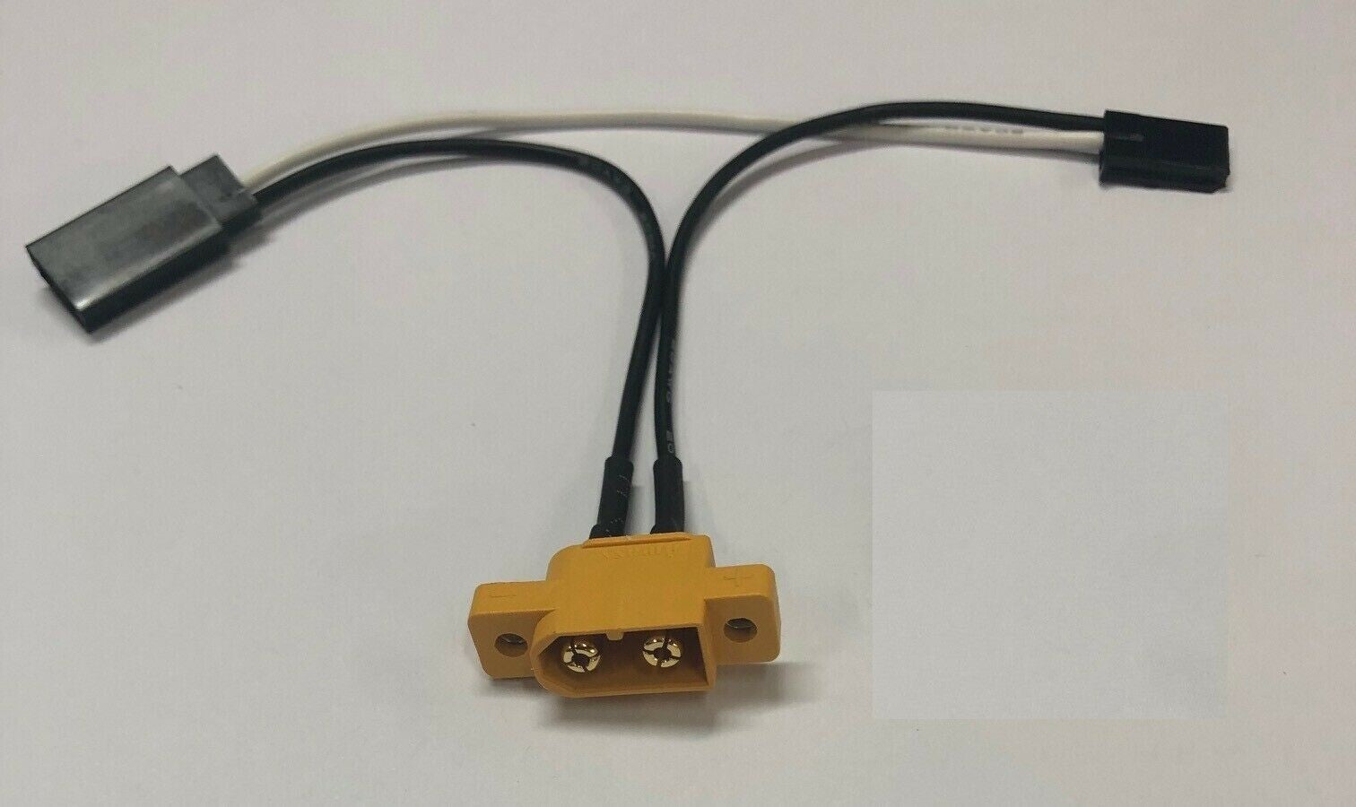 TRC-XT60M-FUMF Nitro car switch set Male XT60 with Futuba Male/Female plug 2-awg 10cm silicone wire Tornado
