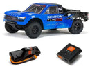 Arrma Senton 4X2 Boost Mega 1/10 2wd Short Course Truck, RTR, Blue, ARA4103SV4T2 Arrma