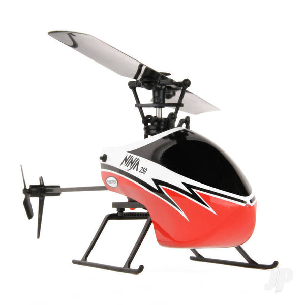 TWST1001R Twister Ninja 250 Red Flybarless Helicopter 6 Axis Stabilization & Altitude Hold