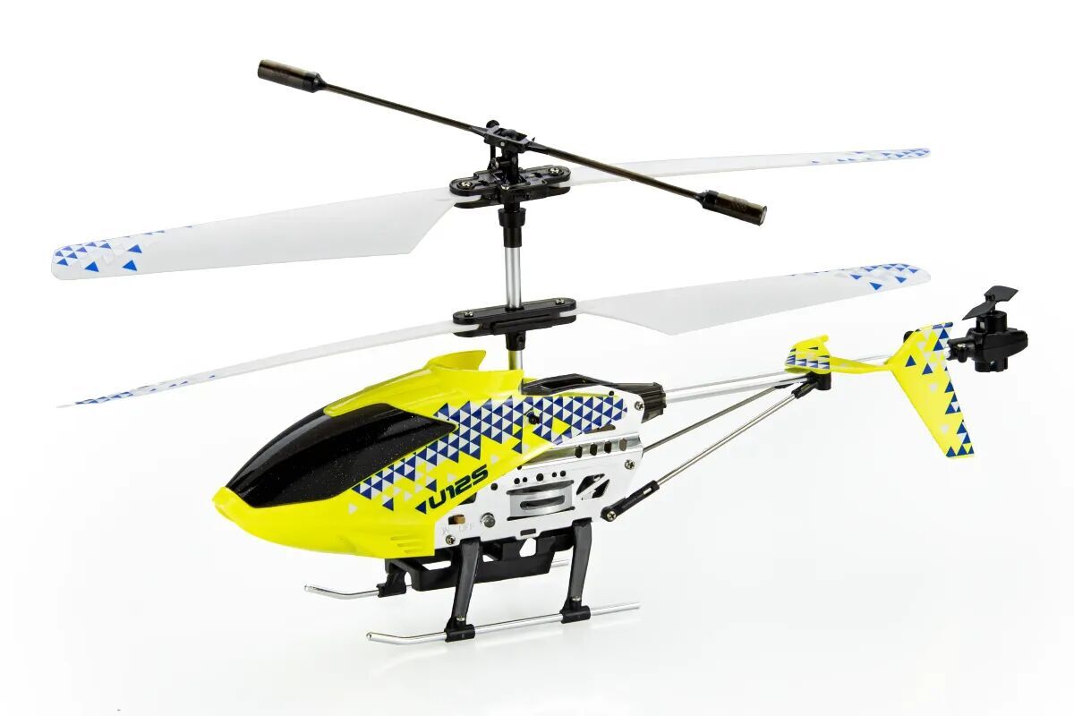 UDI RC Helicopter Dual Battery Version (Yellow) UDI-U12-Y