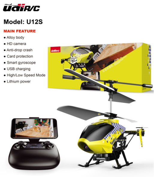 UDI-U12S 2.4Ghz WIFI & FPV helicopter with  camera