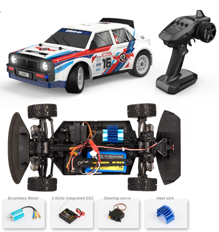 UDI-UD1603-PRO 1:16 2.4G Brushless High Speed Car, 3 Speed mode, Adjustable Electronic stability control, Drift & circuit tyres included UDI