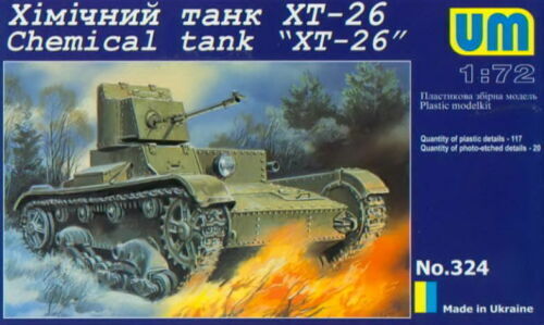 UMMT324 UM-MT 1/72 XT-26 (CHEMICAL TANK T-26 ) Plastic Model Kit