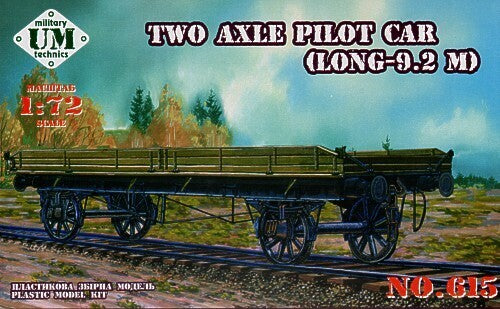 UMMT615 UM-MT 1/72 Two axle long pilot car Plastic Model Kit UM-MT