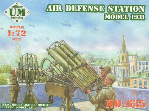 UMMT635 UM-MT 1/72 Air defense station model 1931 Plastic Model Kit UM-MT