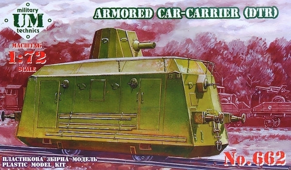 UMMT662 UM-MT 1/72 Armored car-carrier (DTR ) Plastic Model Kit UM-MT