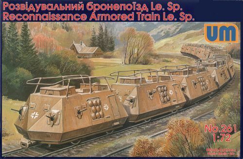 UNIM261 Unimodels 1/72 Heavy antiaircraft car S.Sp Plastic Model Kit Unimodel