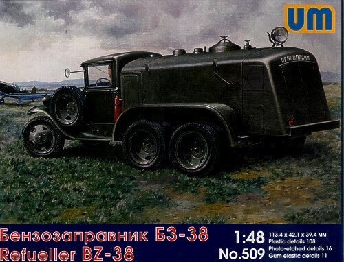 UNIM509 Unimodels 1/48 BZ-38 Refueller Plastic Model Kit Unimodel