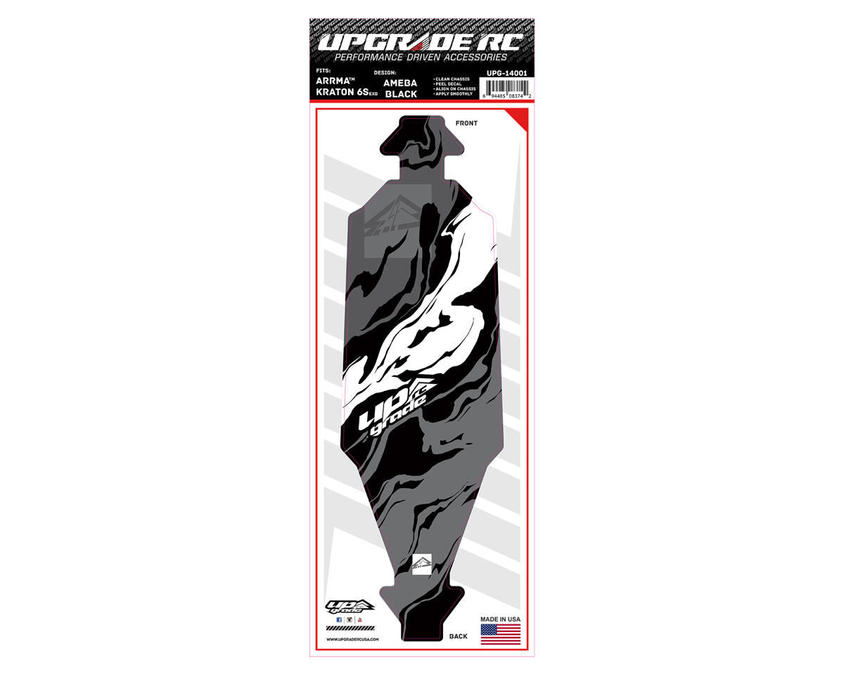 UPG-14001 UpGrade RC Chassis Protector for ARRMA™ Kraton 6S (Ameba) (1) UPGRADE RC