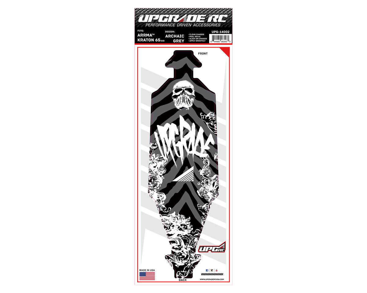 UPG-14002 UpGrade RC Chassis Protector for ARRMA™ Kraton 6S (Archaic) (1) UPGRADE RC