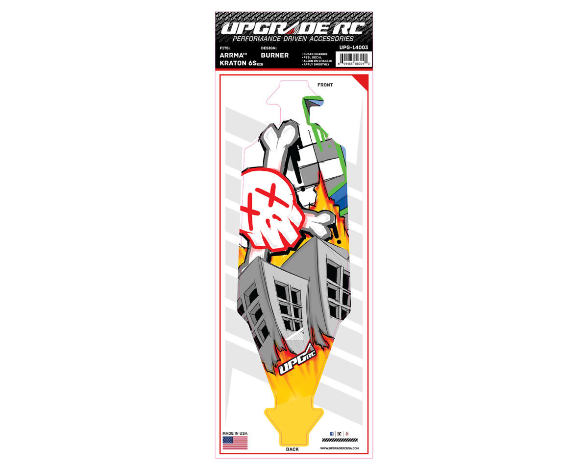 UPG-14003 UpGrade RC Chassis Protector for ARRMA™ Kraton 6S (Burner) (1) UPGRADE RC