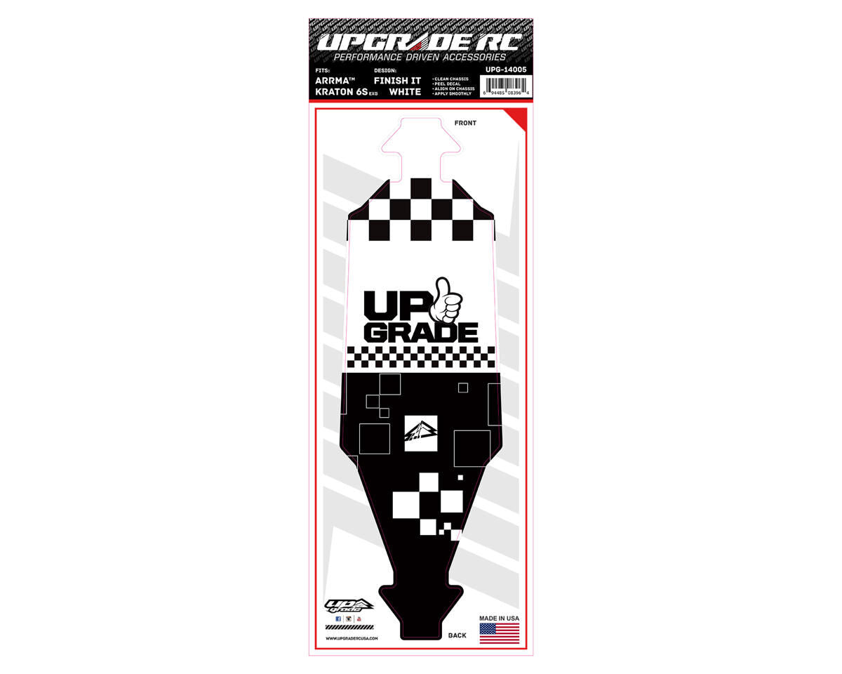 UPG-14005 UpGrade RC Chassis Protector for ARRMA™ Kraton 6S (Finish It) (1) UPGRADE RC