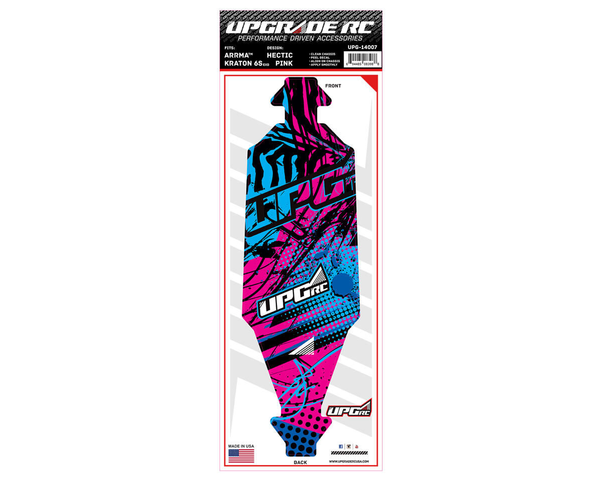 UPG-14007 UpGrade RC Chassis Protector for ARRMA™ Kraton 6S (Hectic) (1) UPGRADE RC
