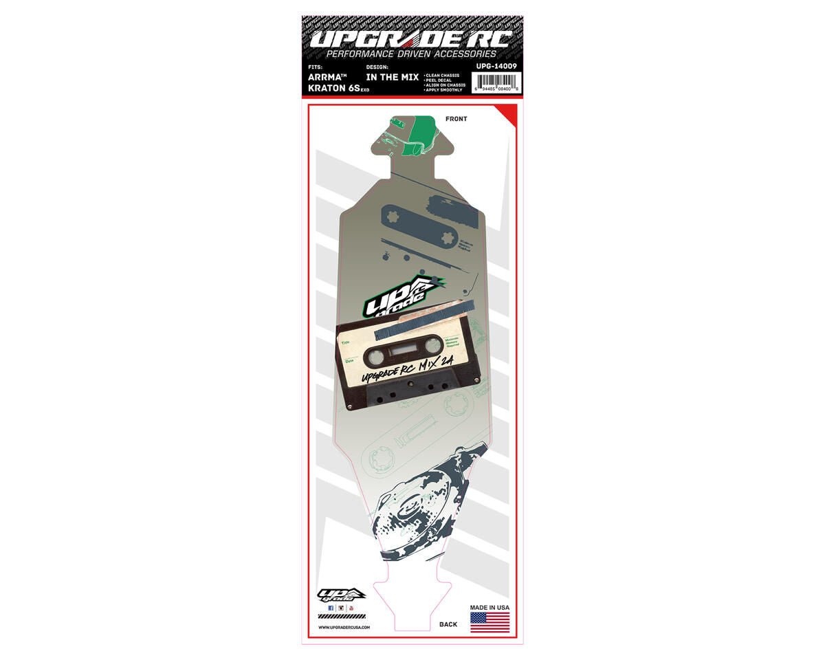 UPG-14009 UpGrade RC Chassis Protector for ARRMA™ Kraton 6S (In The Mix) (1) UPGRADE RC