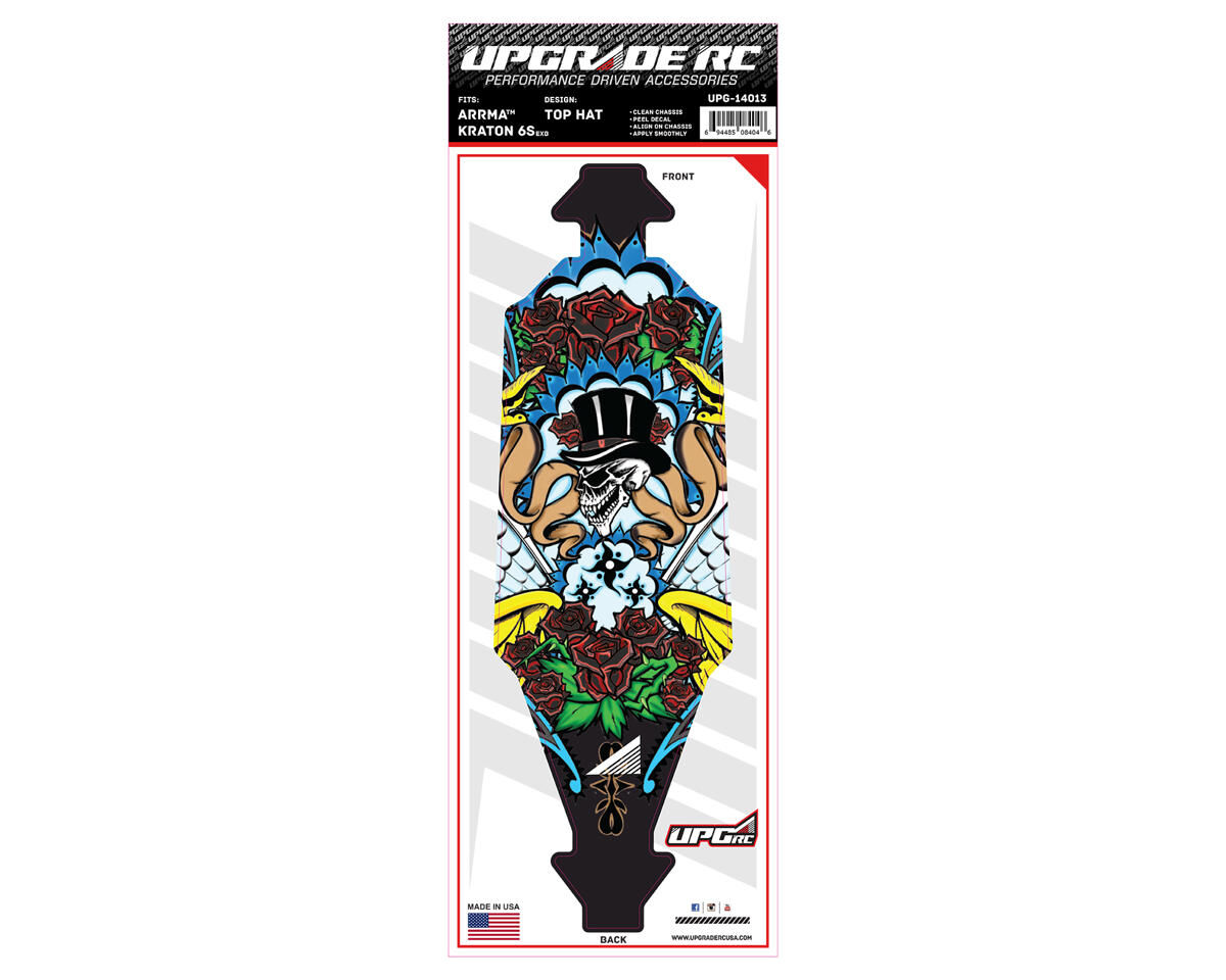 UPG-14013 UpGrade RC Chassis Protector for ARRMA™ Kraton 6S (Top Hat) (1) UPGRADE RC