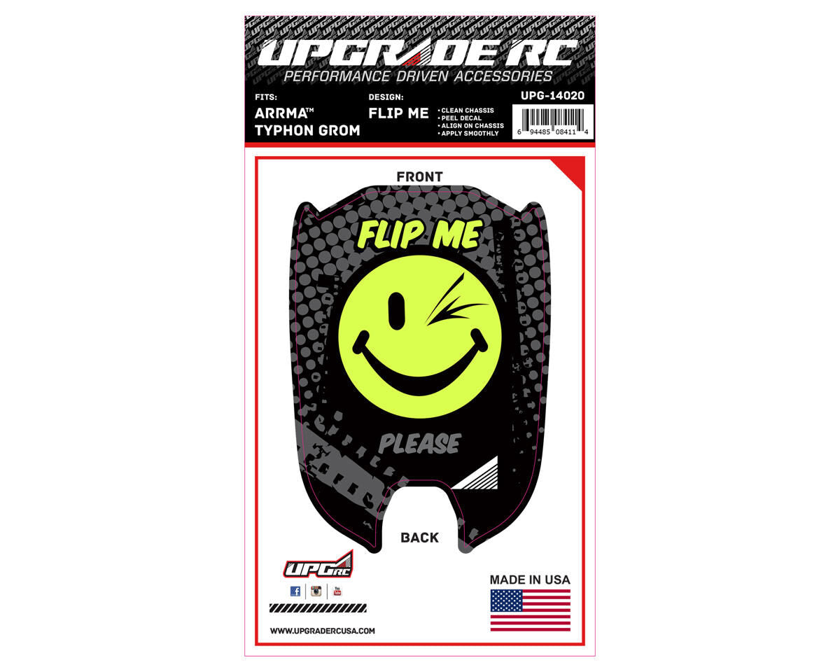 UPG-14020 UpGrade RC Chassis Protector for ARRMA™ Typhon Grom (Flip Me) (1) UPGRADE RC