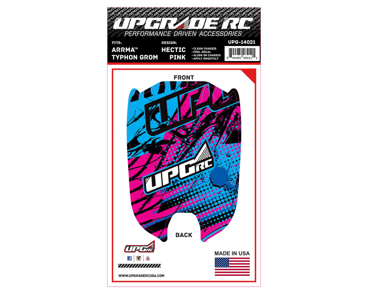 UPG-14021 UpGrade RC Chassis Protector for ARRMA™ Typhon Grom (Hectic) (1) UPGRADE RC