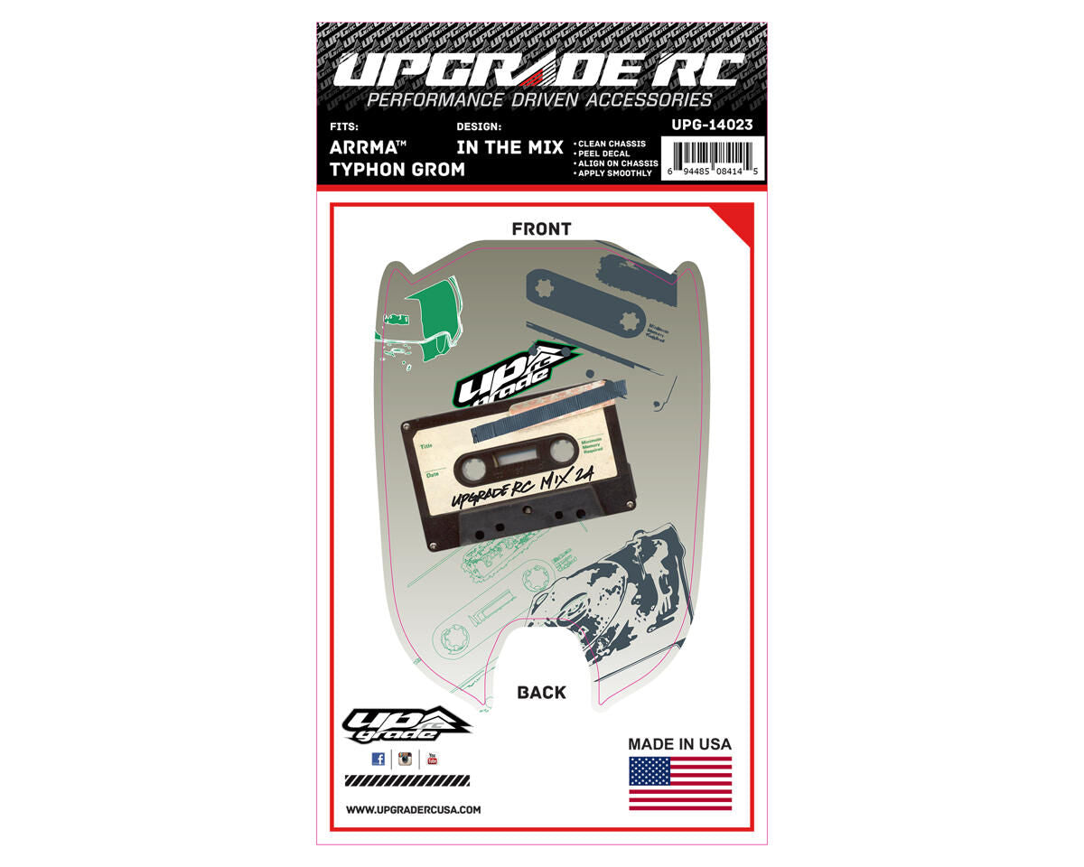 UPG-14023 UpGrade RC Chassis Protector for ARRMA™ Typhon Grom (In The Mix) (1) UPGRADE RC