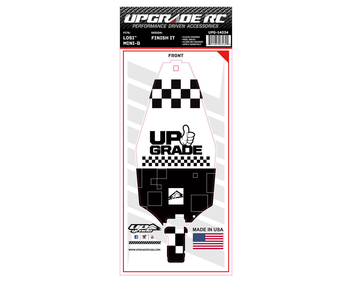 UPG-14034 UpGrade RC Chassis Protector for Losi® Mini-B™ (Finish It) (1) UPGRADE RC