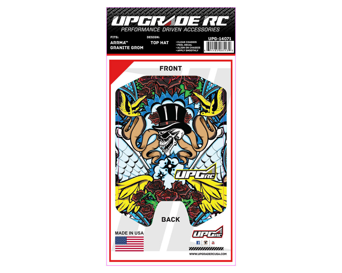 UPG-14071 UpGrade RC Chassis Protector for Arrma® Granite™ Grom (Top Hat) (1) UPGRADE RC