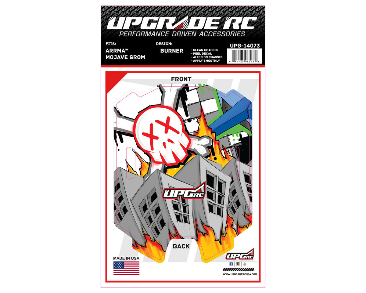 UPG-14073 UpGrade RC Chassis Protector for Arrma® Mojave™ Grom (Burner) (1) UPGRADE RC