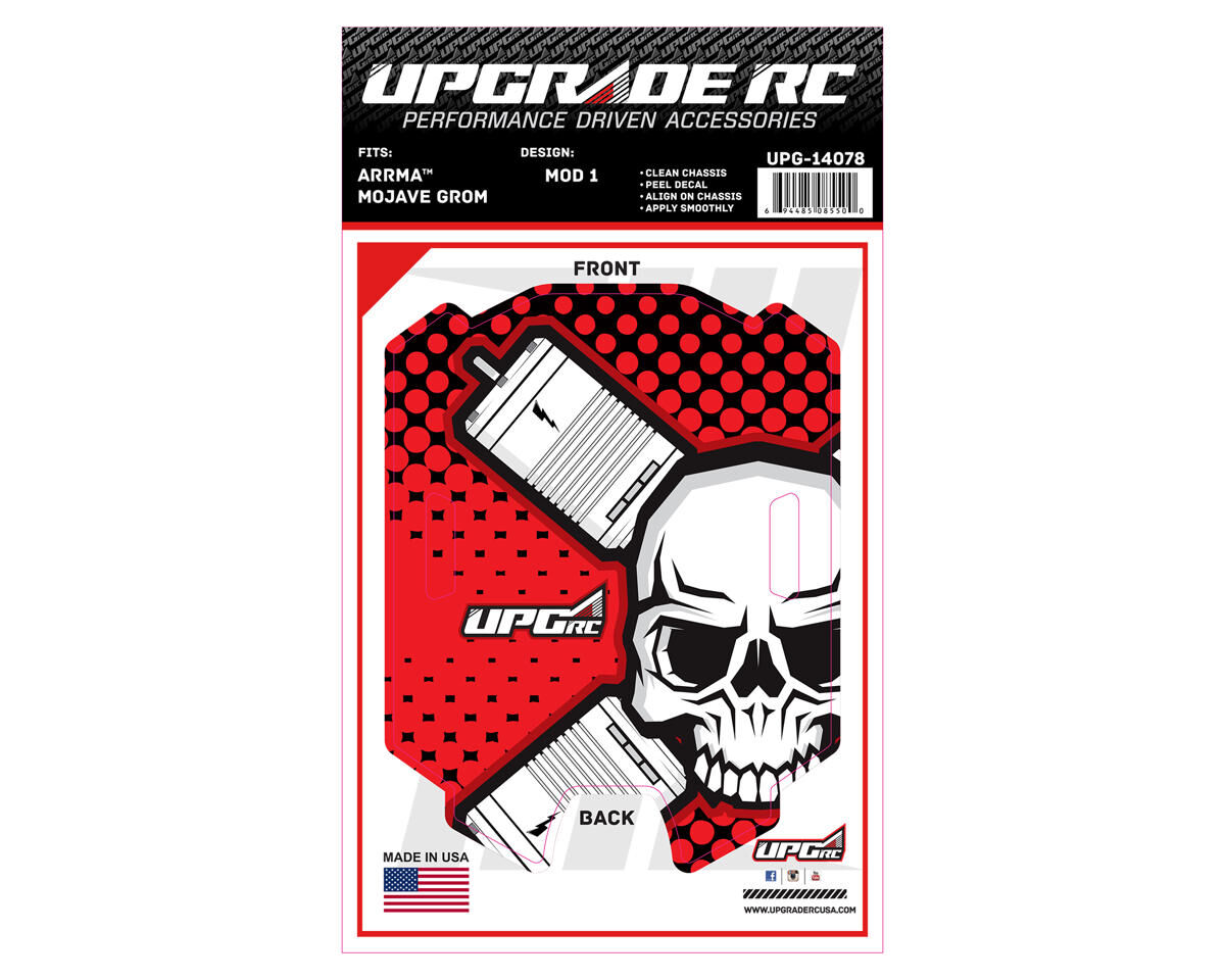 UPG-14078 UpGrade RC Chassis Protector for Arrma® Mojave™ Grom (Mod 1) (1) UPGRADE RC