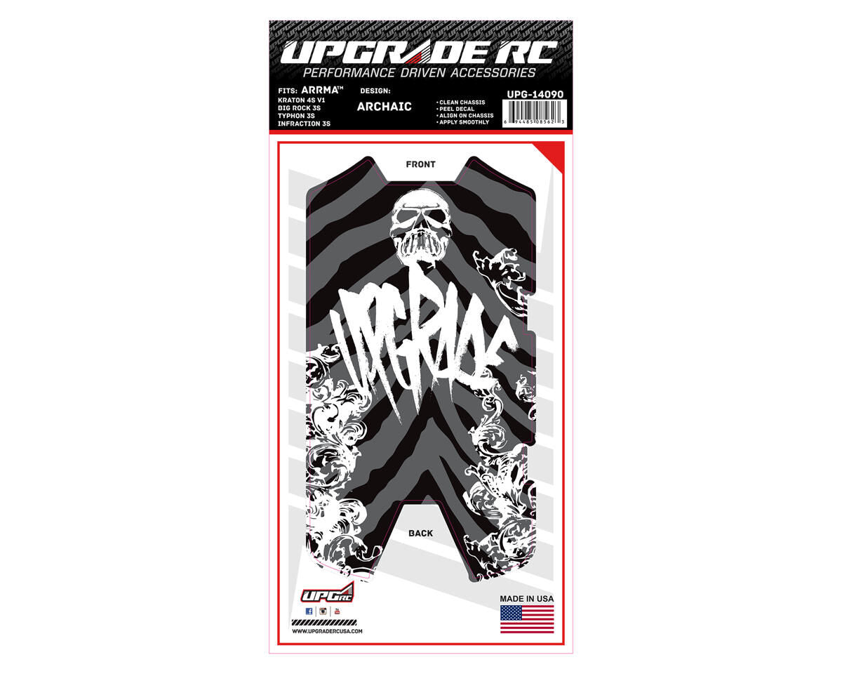 UPG-14090 Chassis Protector for ARRMA™ 3S (Archaic) (1) UPGRADE RC